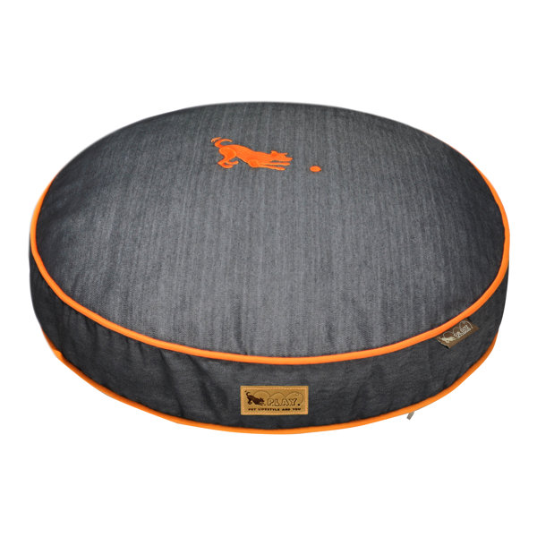 large round dog pillow